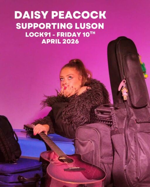@daisypmusic is our main support for @lusonmusic_ on Friday! 

Get your tickets whilst you still can! 🎟️

Link in bio 🔗