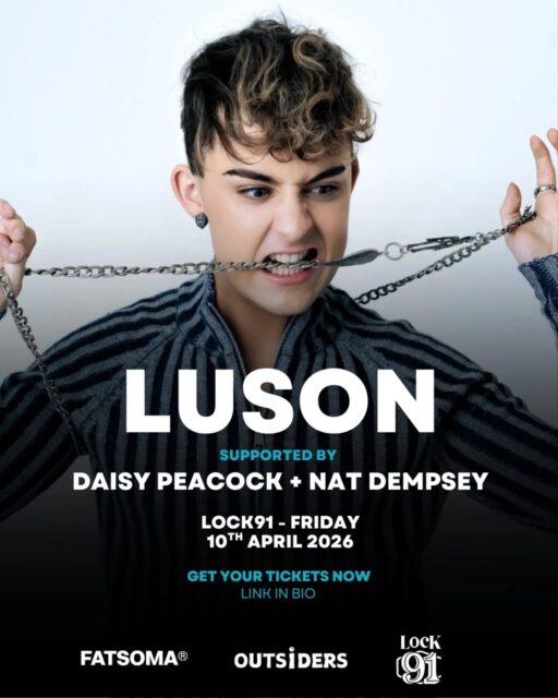 Just TWO MORE DAYS until @lusonmusic_  headlines @lock91mcr !!!

Supported by @daisypmusic & @natdemps ✨

Get your tickets now !!! 🎟️

Link in bio 🔗 

#music #gig #Manchester #live