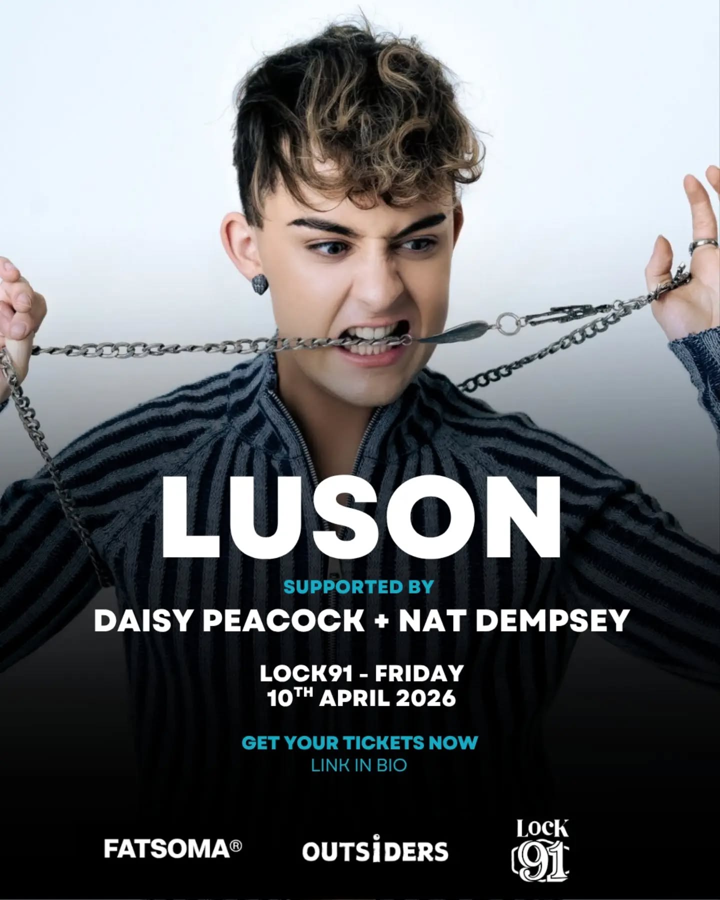 Just TWO MORE DAYS until @lusonmusic_  headlines @lock91mcr !!!

Supported by @daisypmusic & @natdemps ✨

Get your tickets now !!! 🎟️

Link in bio 🔗 

#music #gig #Manchester #live